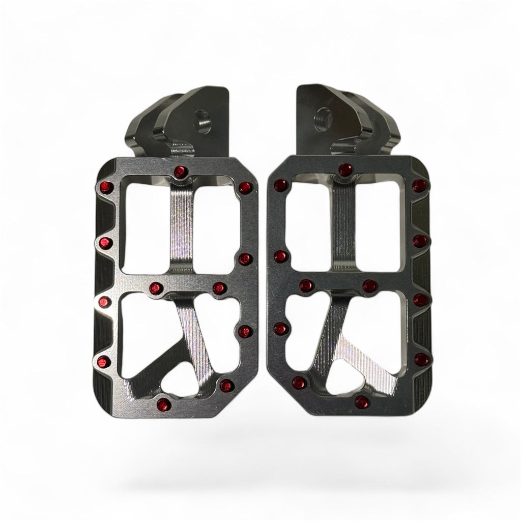 Silver Wide Foot Pegs