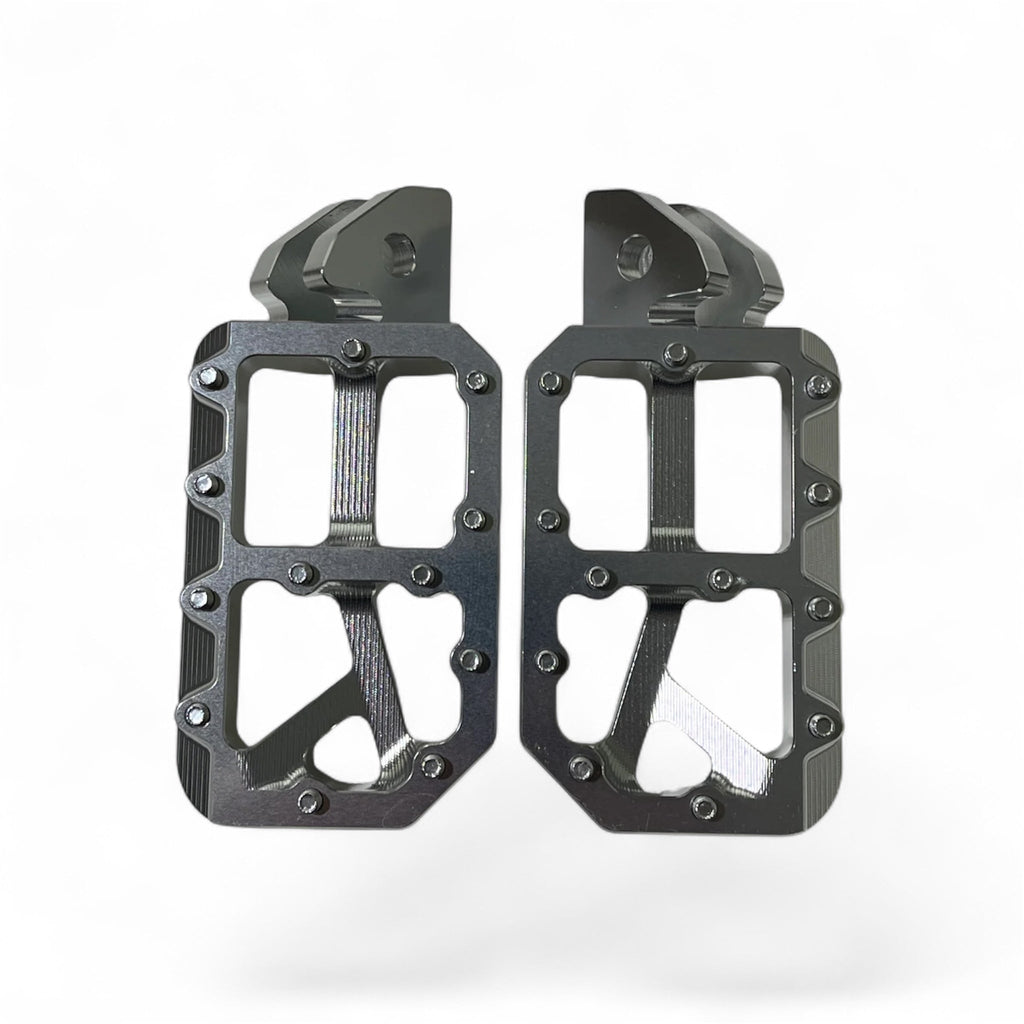 Silver Wide Foot Pegs