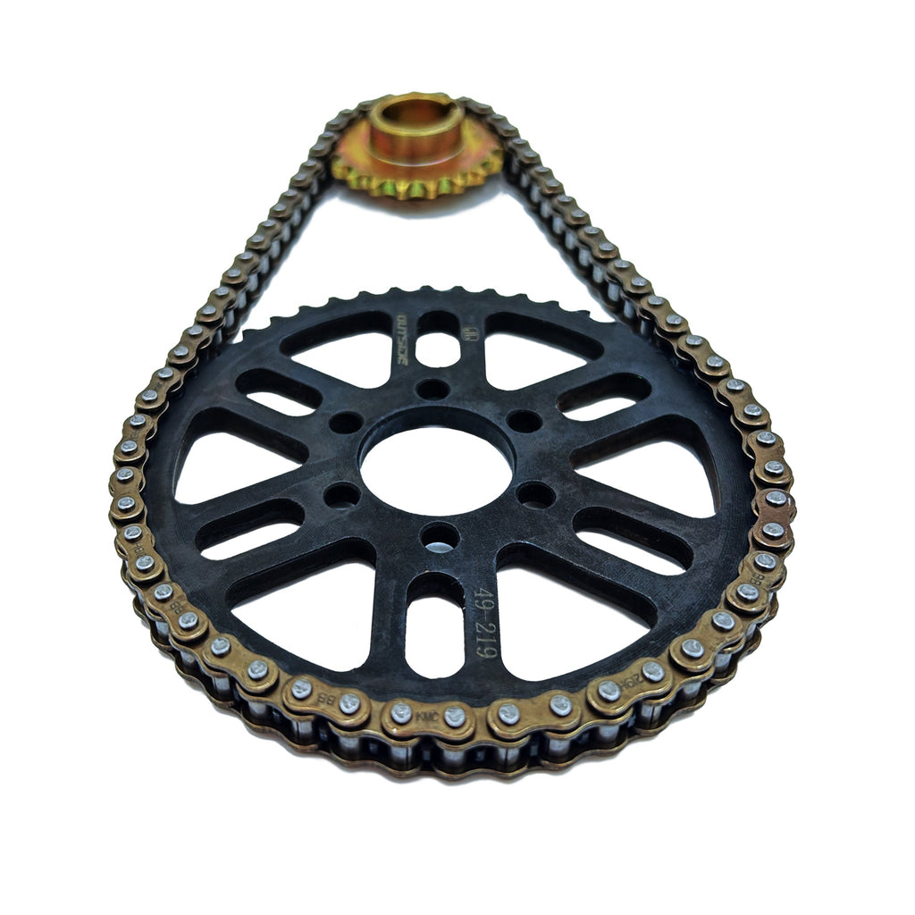 Primary Belt to Economy Chain Conversion Kit | 219 | KMC Non-Sealed | Surron LBX