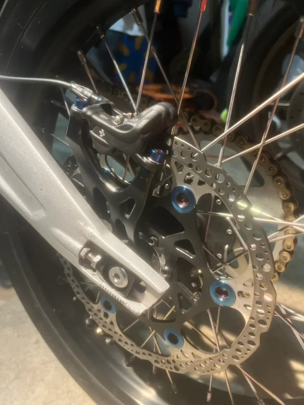 Caliper Mount Titanium Bolts